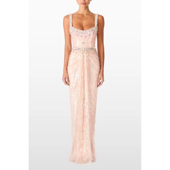 Jenny Packham Cavalla Pink Gown - Picture 1 of 9